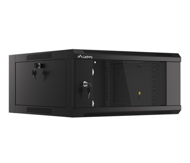 LANBERG Wisząca 19" 4U 600x600mm jednosekcyjna WFFA (czarna) - 1192165 - zdjęcie